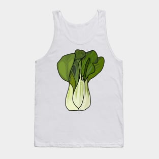 Bok choy cartoon illustration Tank Top